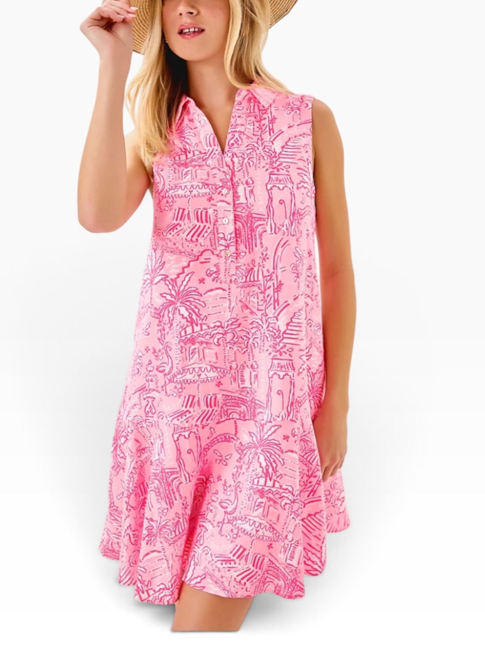 Lilly Pulitzer Ellowyn Linen Dress size Medium